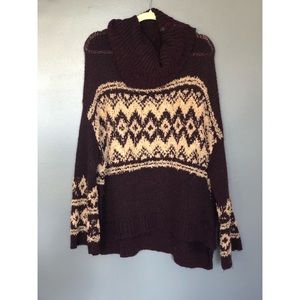 Cowl Neck Free People Sweater
